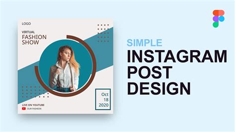 Simple Instagram Post Design #2 - Social Media Design - Figma Tutorial ...