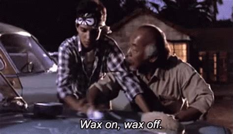 Karate Kid GIF - Karate Kid Wax Rotate - Descubrir y compartir GIFs