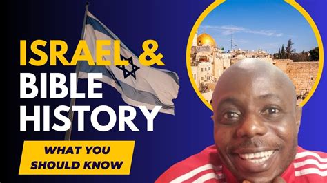 Israel and Bible History: What you should know - YouTube