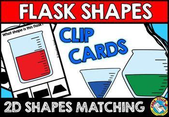 the flash cards are designed to help students learn how to use flask shapes in their classroom