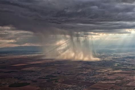 Heavy Rainstorm Viewed From A Plane - Picture Of The Day