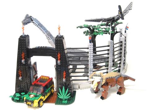 Lego Jurassic Park custom MOC | Custom LEGO Minifigures