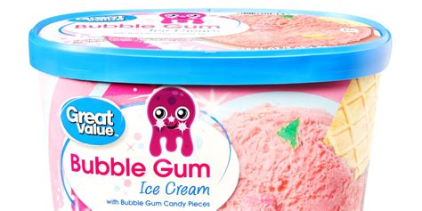 Walmart's Bubble Gum Ice Cream Has Actual Bubble Gum Pieces In It