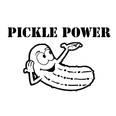 Black and White Pickle Clip Art | Pickle Drawing Related Keywords & Suggestions - Pickle Drawing ...