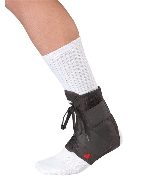 SOFT ANKLE BRACE W/STRAPS BLACK - SM 213SM MUELLER