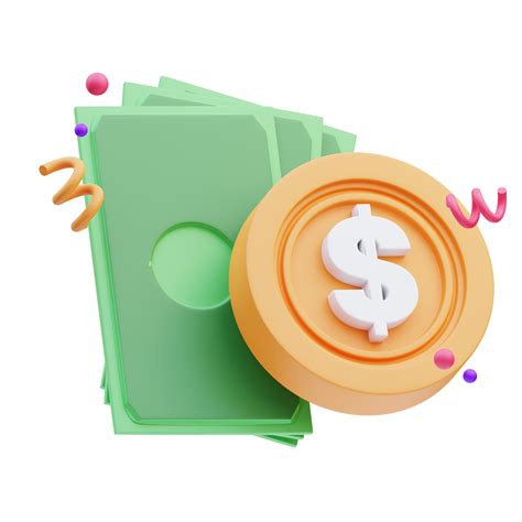 Business Icon, Money 3d Illustration 9373590 PNG