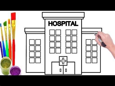 Top 74+ hospital easy drawing latest - xkldase.edu.vn