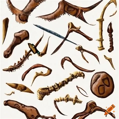 Illustration of humorous unconventional weapons