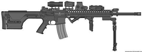 My Colt M16A5 S.U.P.E.R. Assault Rifle Custom by Scarlighter on DeviantArt
