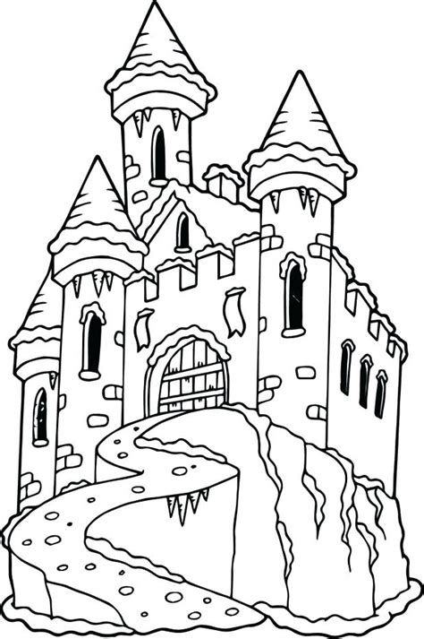 Entrelosmedanos: Coloring Pages Castle