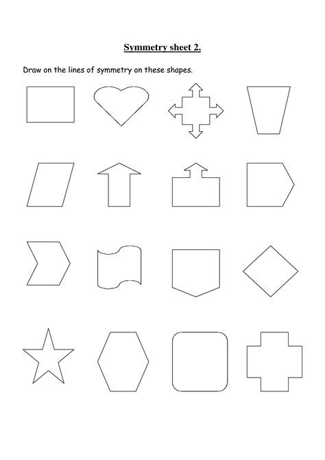 12 Best Images of Rotational Symmetry Worksheets 4th Grade / worksheeto.com | Symmetry ...