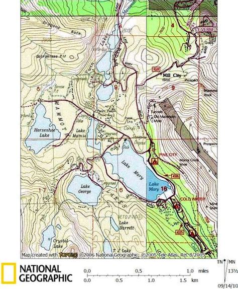 Mammoth Lakes Basin - Map : Photos, Diagrams & Topos : SummitPost