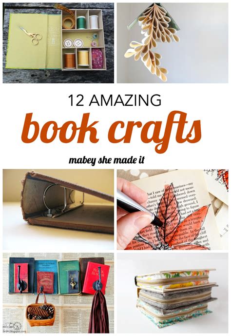 30+ Creative Uses for Old Books • Mabey She Made It