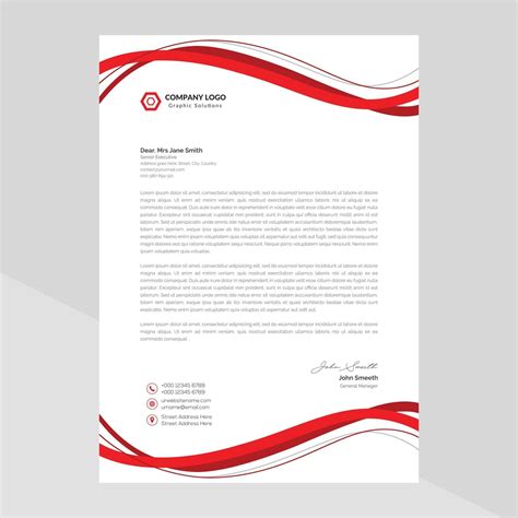 Elegant letterhead template design in minimalist style Free Vector 2299091 Vector Art at Vecteezy