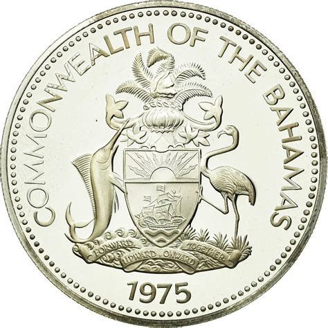 Two Dollars 1975 (Silver proof), Coin from Bahamas - Online Coin Club