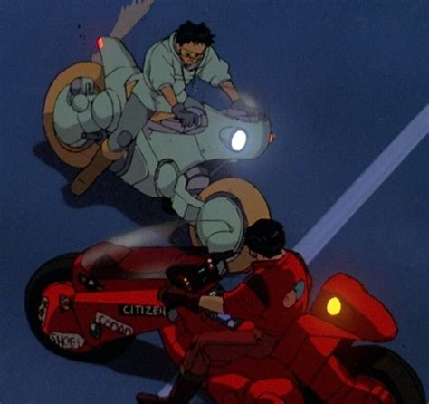 Akira Anime: Futuristic Motorcycle Ride