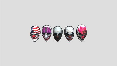 Payday 2 Masks - Download Free 3D model by alexn1k [b1e751e] - Sketchfab