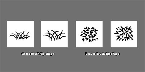 Medibang Paint Pro Firealpaca Leaves and Grass Brush