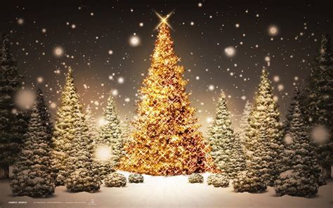 Christmas Tree Scene Wallpapers - Wallpaper Cave