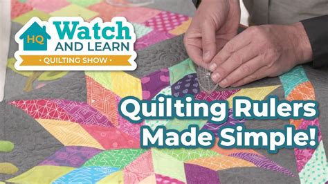 Quilting ruler techniques you didn't know you needed - HQ Watch & Learn ...