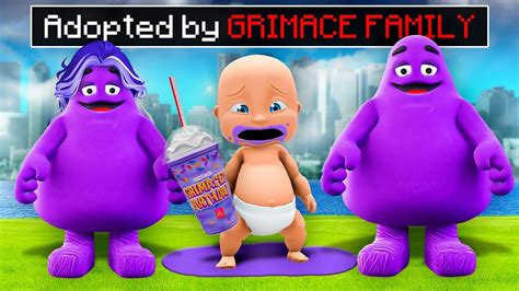 Baby Adopted By GRIMACE Family... - YouTube