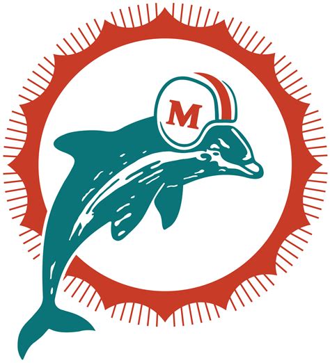 Miami Dolphins - Miami Dolphins 1966 Logo Clipart - Full Size Clipart ...