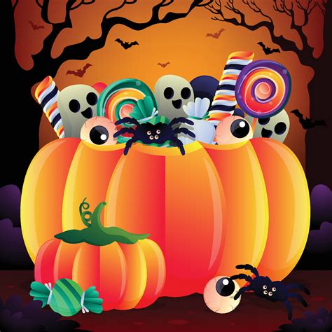 Trick or Treat Background 10593154 Vector Art at Vecteezy