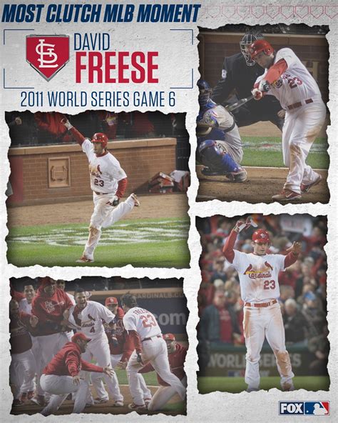 Unforgettable: David Freese's Historic Performance in the 2011 World Series Game 6