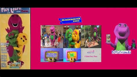 Play & Learn with Barney 1998 VHS - YouTube