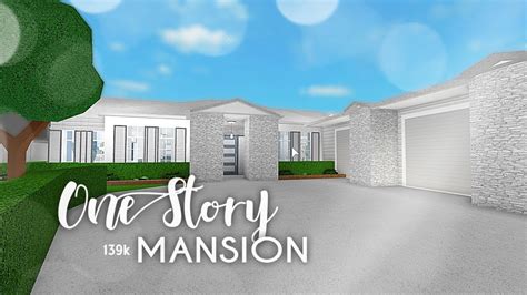 One Story Bloxburg House Layout Mansion