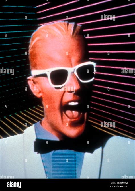 Studio Publicity Still from "Max Headroom" Matt Frewer 1987 All Rights ...