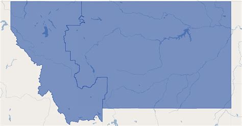 Montana Congressional Districts | GIS Map Data | State of Montana ...