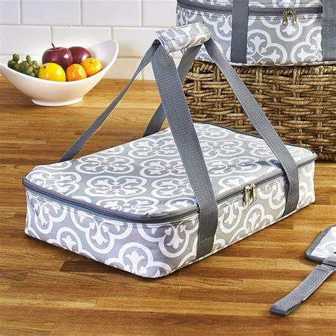 Insulated Casserole Carrier with Handle for Potlucks, Thanksgiving - Walmart.com - Walmart.com