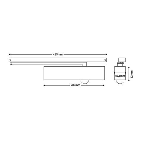 Hafele Surface Mounted Door Closer | PBANGLA.NET