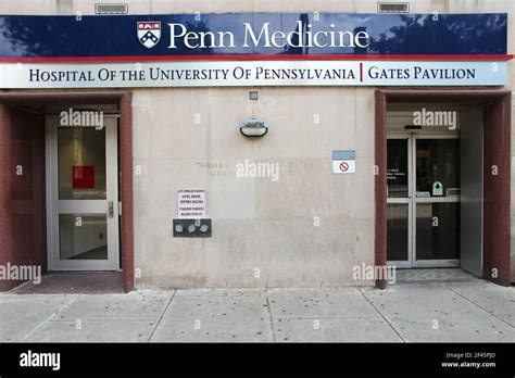 PHILADELPHIA, USA - JUNE 11, 2013: University of Pennsylvania hospital ...