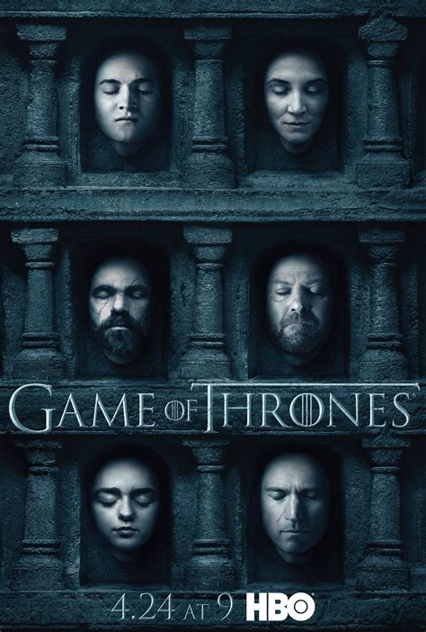 Poster : Game of Thrones – Saison 6 (Hall of Faces)