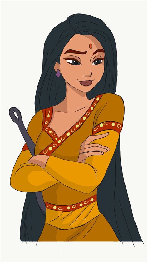 Illustration vector art Indian Disney Princess | Indian illustration ...