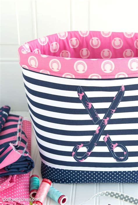 Sewing Project: Fabric Basket Tutorial