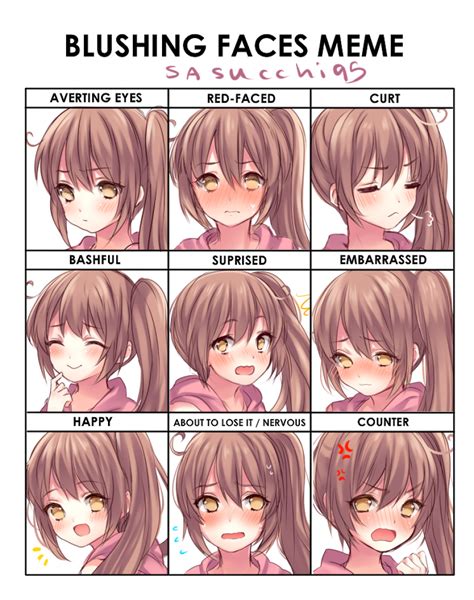 Blush Meter Meme Template