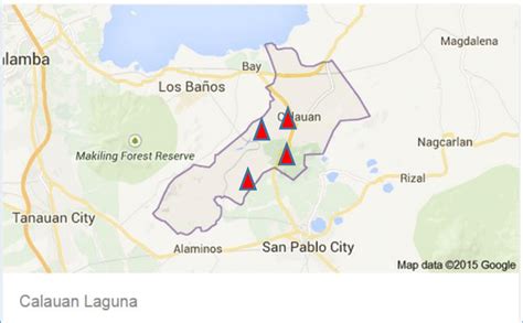 Map showing the four sampling sites of the irrigated rice fields in ...