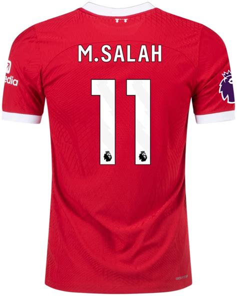 M. Salah Liverpool 23/24 Authentic Home Jersey - JerseyMotion