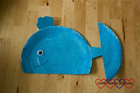 Paper Plate Whale Craft