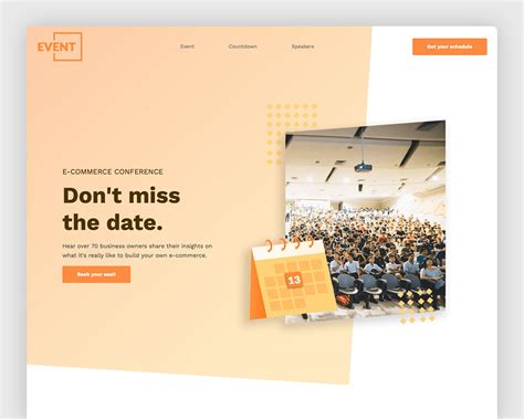 15+ Best Event Landing Page Templates [2023] — Immense Art