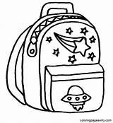 64 Backpack Coloring Pages  ColoringPagesOnlycom sketch template