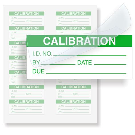 Calibration Labels | Calibration Stickers - QCLabels