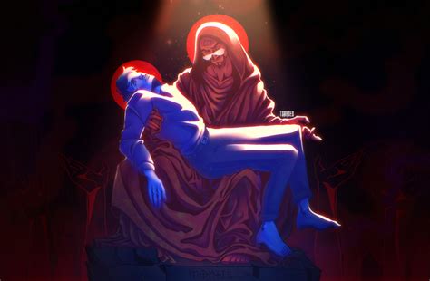 ArtStation - The Unholy pietà - Faith the unholy trinity fanart