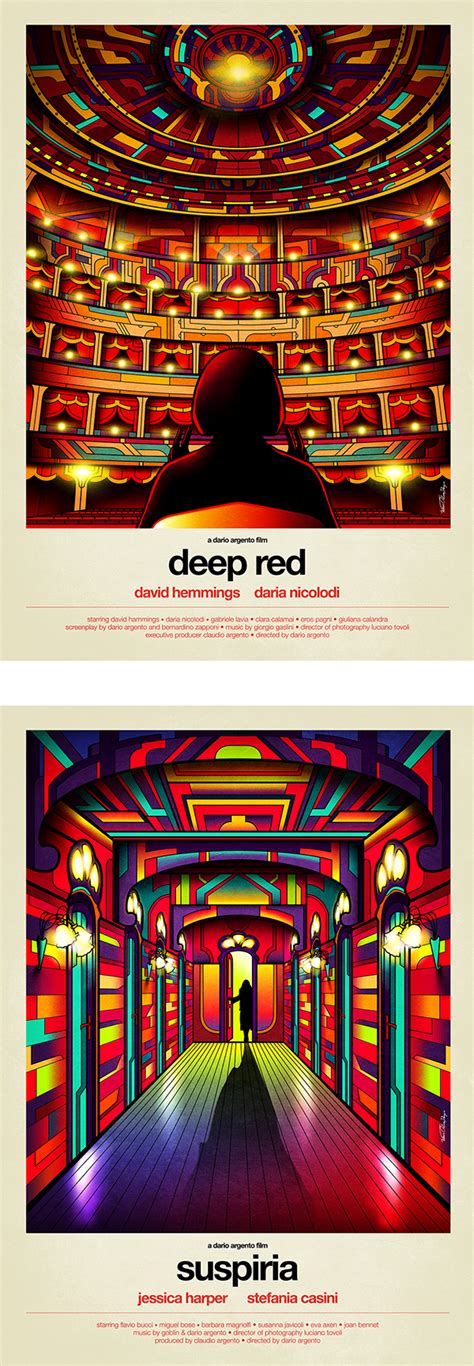 Dario Argento Collection ©Van Orton Design on Behance | Horror posters ...