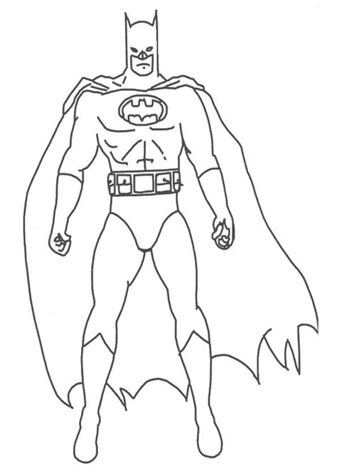 Batman Coloring Page | Batman coloring pages, Superhero coloring pages, Bat coloring pages