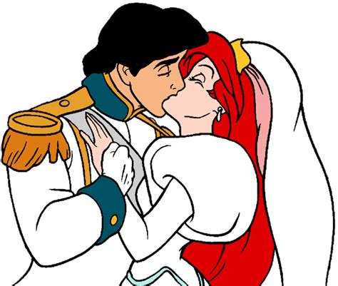 Ariel and Prince Eric's Wedding Kiss | Disney movie characters, The ...