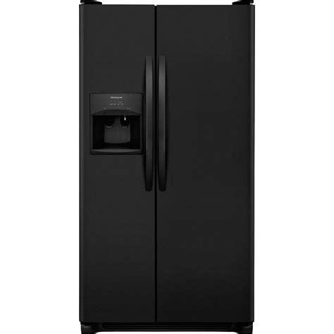 Frigidaire 22.1 cu. ft. Side by Side Refrigerator in Black-FFSS2315TE - The Home Depot